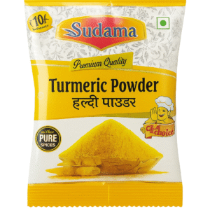 Sudama Turmeric Powder – pure natural haldi with rich color and authentic Indian flavor